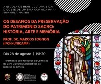 DIOCESE DE LIMEIRA LANÇA ESCOLA DE BENS CULTURAIS